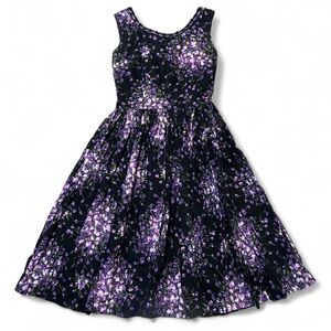 🌟SOLD🌟American Vintage Purple Floral Midi Dress